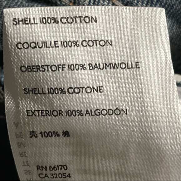 Free People Dakota Straight-Leg Indigo Blue High Rise Distressed Jean Size 29 - Picture 9 of 13